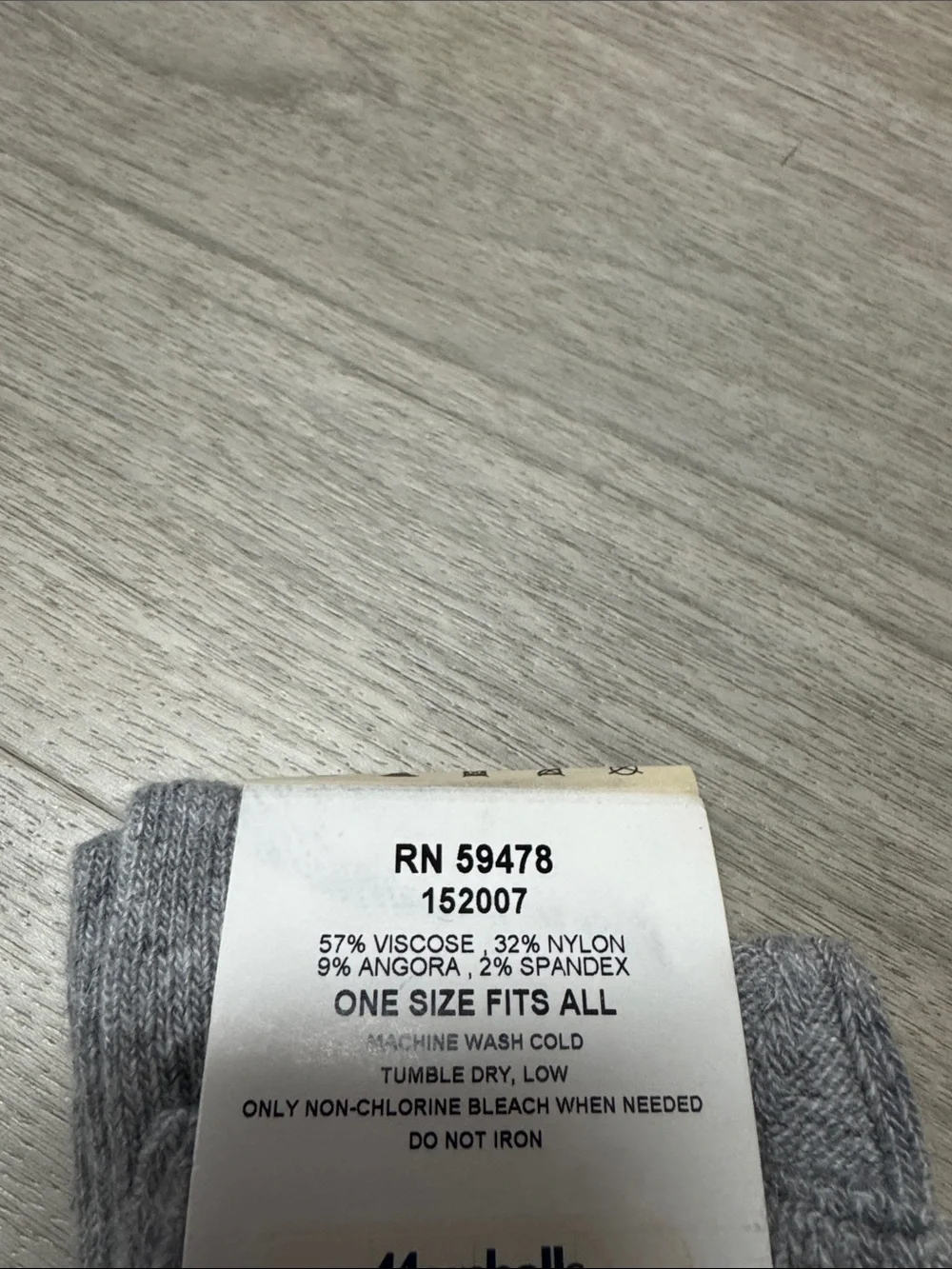 Women's Gray Ribbed over the knee socks